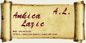 Ankica Lazić vizit kartica
